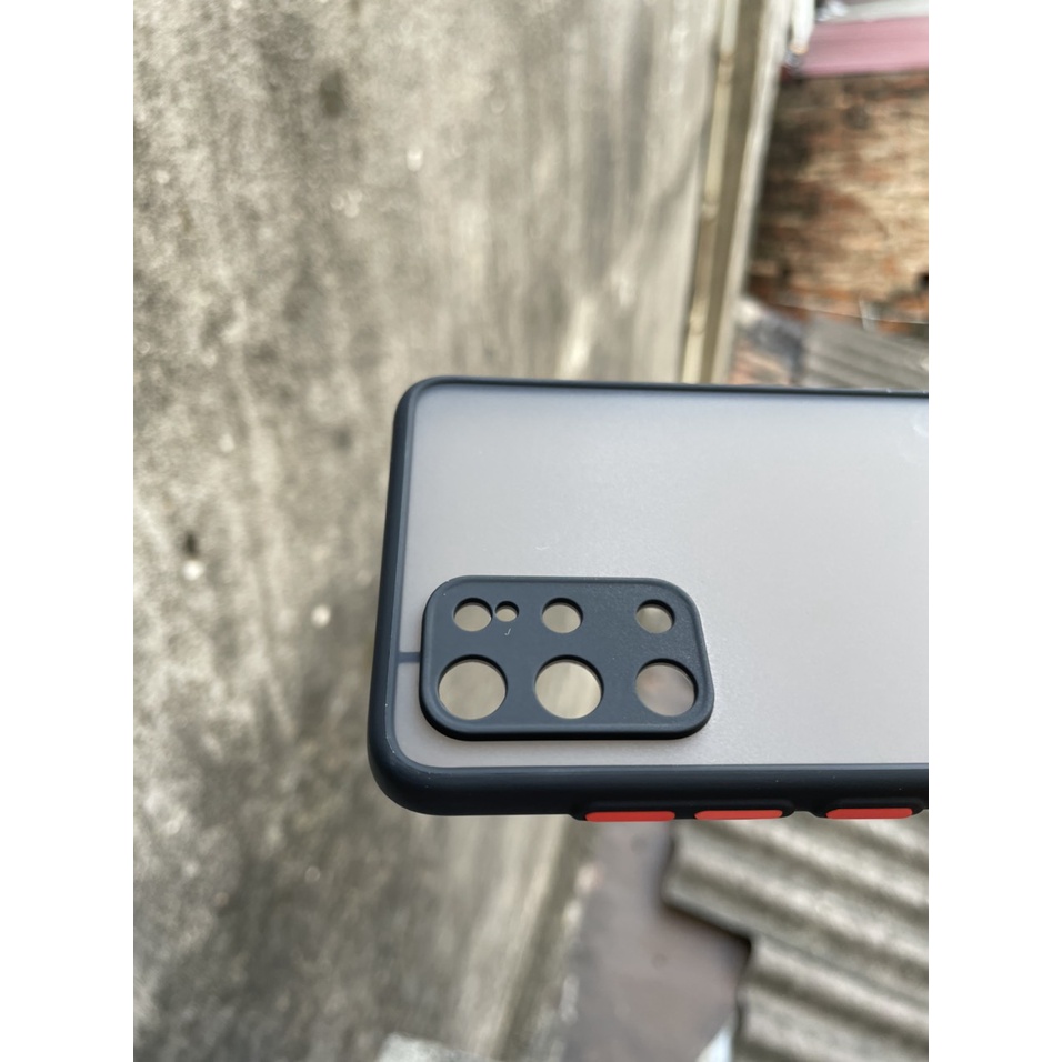 Ốp lưng S20 Plus cứng nhám mờ viền silicon bảo vệ camera