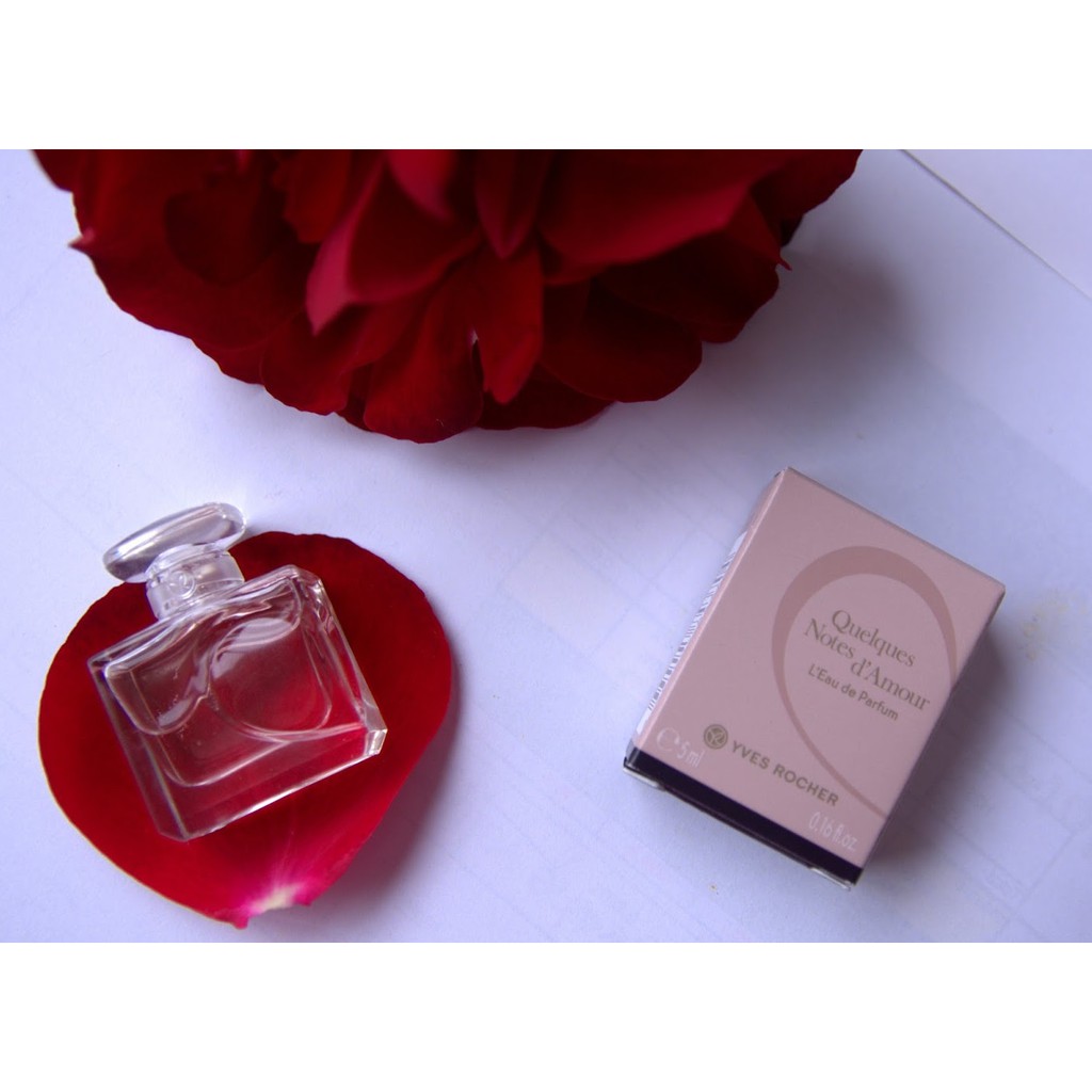 Nước Hoa Dành Cho Nữ Mini Yves Rocher Quelques Notes d'Amour L'Eau de Parfum 5ml