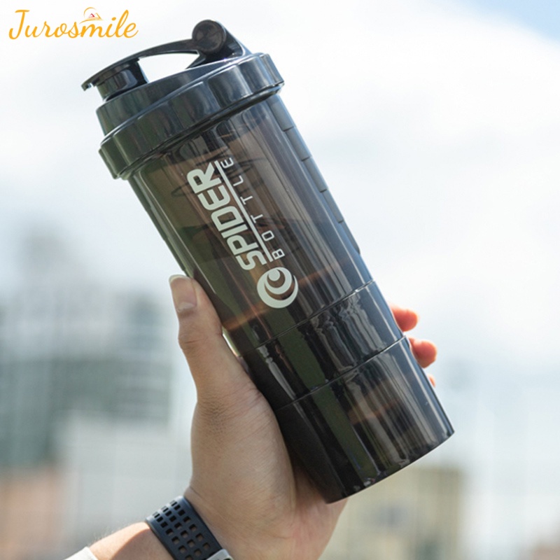 Bình Lắc Protein 3 Lớp Dung Tích Lớn Bằng Nhựa Đựng Nước Uống Tập Thể Dục Thể Thao