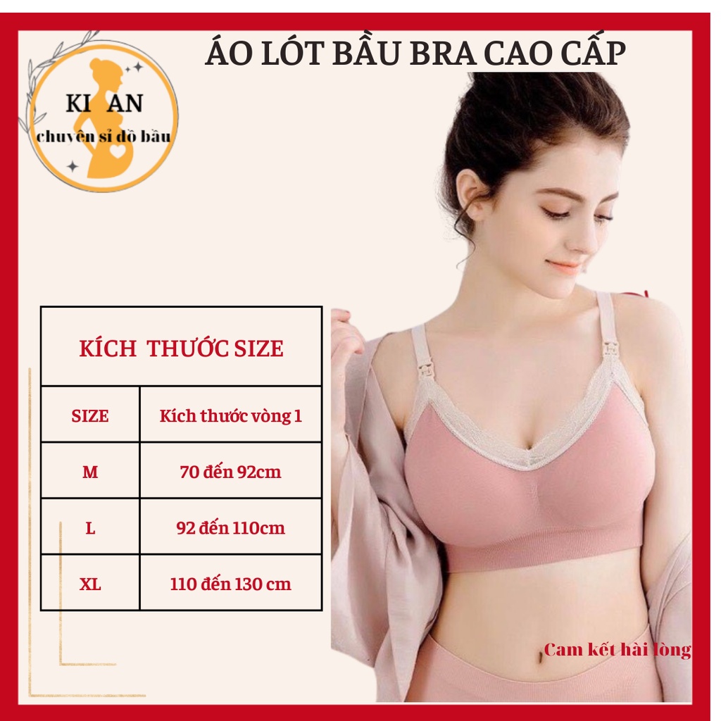 [Hàng chính hãng]Áo lót bầu áo bra bầu chống chảy xệ cao cấp, siêu có giãn, siêu mát, đồ lót bầu mở nắp cho con ti