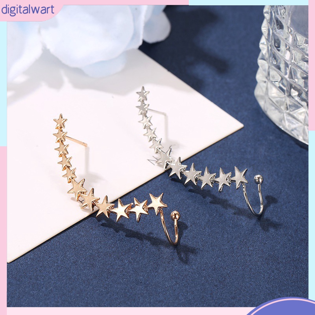 Khuyên vành tai hình ngôi sao năm cánh thời trang cho nữ