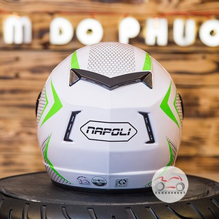 Nón bảo hiểm 3/4 NAPOLI Tem V2