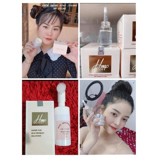 Combo dưỡng trắng phục hồi tái tạo da HM STORE