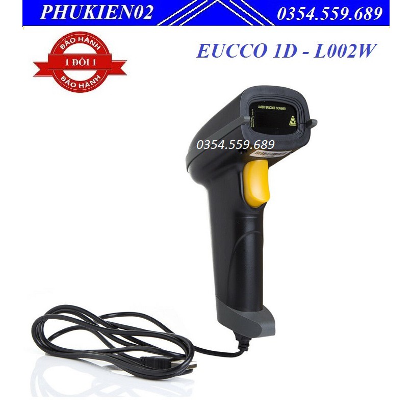 Máy bắn mã vạch EUCCO 1D - L002W