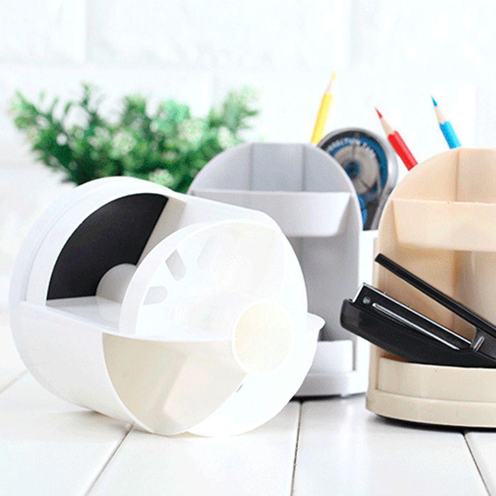 Hộp Đựng Bút Để Bàn Đa Năng Có Thể Xoay Vòng Tiện Dụng