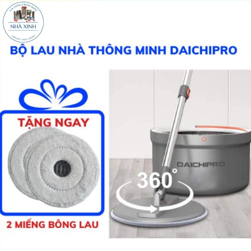 Bộ Cây Lau Nhà Thông Minh, Tự Động Tách Nước Bẩn, Tự Động Vắt Khô, Xoay 360 độ Daichipro DCP 5SM - Hàng Chính Hãng