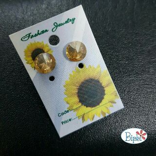 Bông tai pha lê Swarovski size 8mm