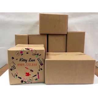 Thùng giấy carton 10 hộp xếp gấp
