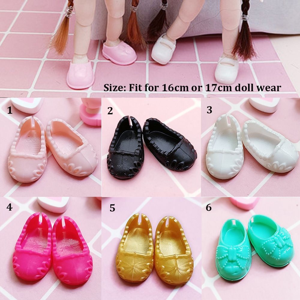 Set 1/4 đôi giày búp bê bằng PVC 16cm tỉ lệ 1/8 với 6 kiểu tùy chọn chất lượng cao