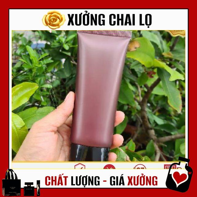 Tuýp Chiết Mỹ Phẩm ❤ TOP GIÁ RẺ ❤ Tuýp nhựa nâu 100ml nắp bật chiết mỹ phẩm , phụ kiện du lịch