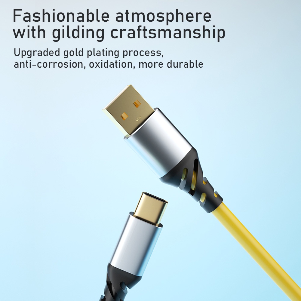 Dây cáp nối bàn phím AULA dạng xoắn ốc có thể tháo rời kết nối type-c/ USB