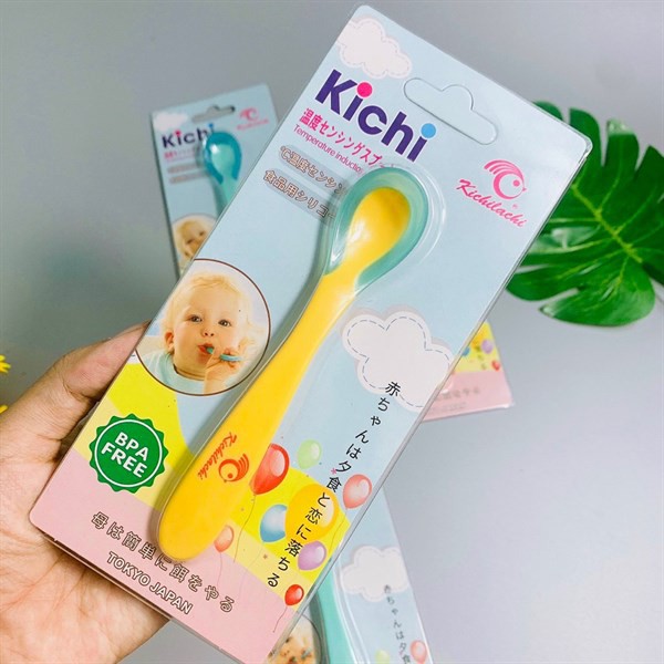 Thìa, muỗng cảm biết nhiệt, báo nóng Kichi an toàn cho trẻ