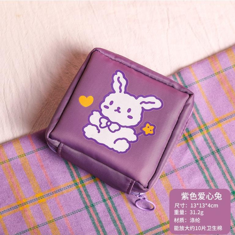 [HNSP64]Túi đựng mỹ phẩm/băng vệ sinh họa tiết hoạt hình dễ thương Nanotech2077✨⚡[SIÊU SALE]Túi mini nhỏ gọn