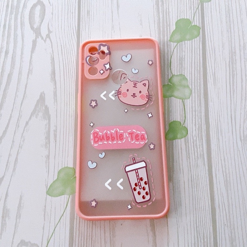 Ốp lưng nhám viền cao su non Oppo Oppo A15/A15S/Reno 5