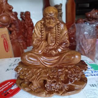 Tượng Đạt Ma Sư Tổ Gỗ Bách Xanh
