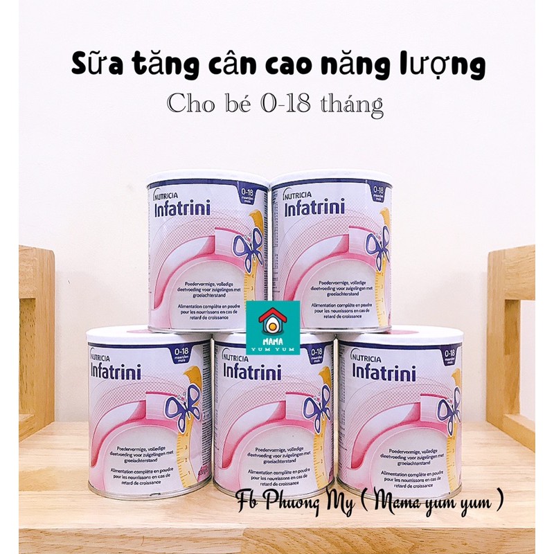 9/2022 Sữa Infatrini tăng cân cho bé từ sơ sinh nội địa ĐỨC ĐI AIR CÓ BILL 400g