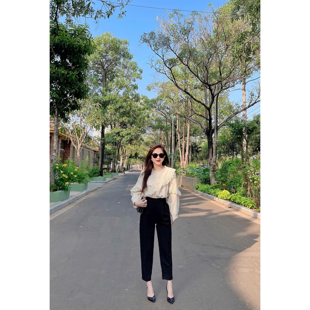 [ ĐỈNH CAO CÔNG PHU ] QUẦN TÂY NỮ LƯNG CAO HỌC SINH ĐI HỌC ĐEN LƯNG CAO, THỜI TRANG, CỰC MÁT MẺ MÙA HÈ, SIÊU ĐẲNG CẤP