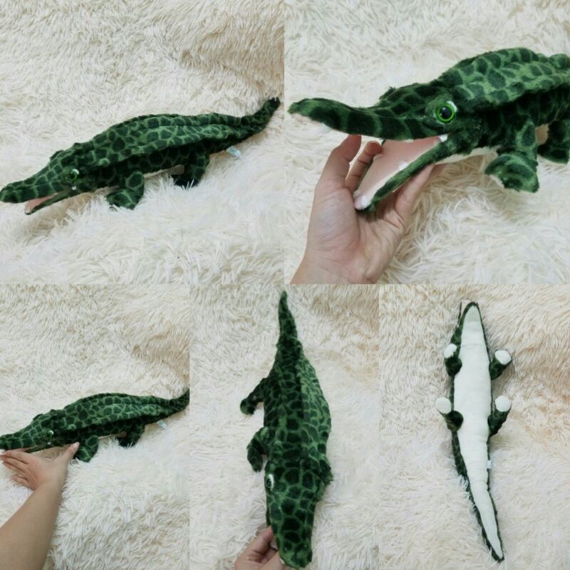Gấu bông con cá sấu giống thật