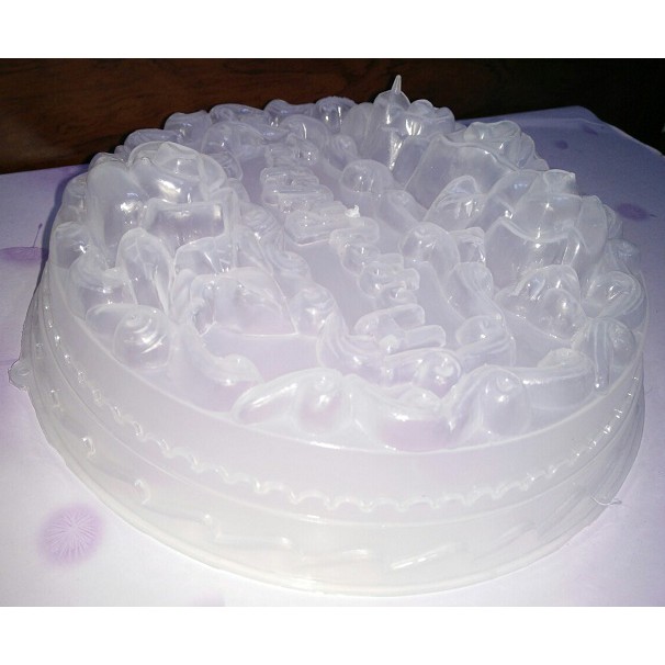 Khuôn làm rau câu 25cm, chữ Happy Brithday