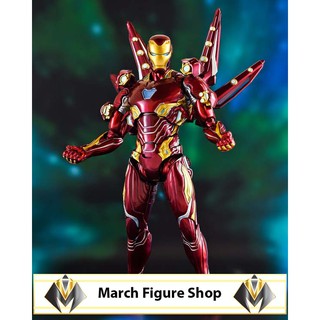 Mô hình chính hãng S.H.Figuarts Iron Man Mk 50 Nano set 2 Avengers Infinity War - Endgame - Marvel
