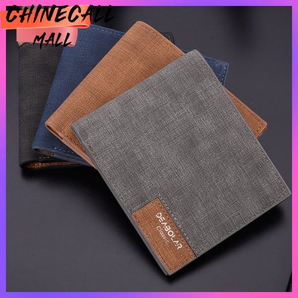 Ví Nam Ngắn Siêu Mỏng Phong Cách Retro