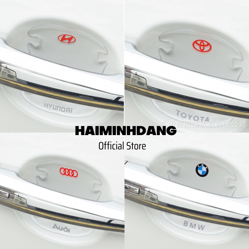Combo 10 Miếng Dán Silicon Trong Chống Xước Hõm Cửa, Tay Nắm Cửa, Gương Ô Tô Xe Hơi