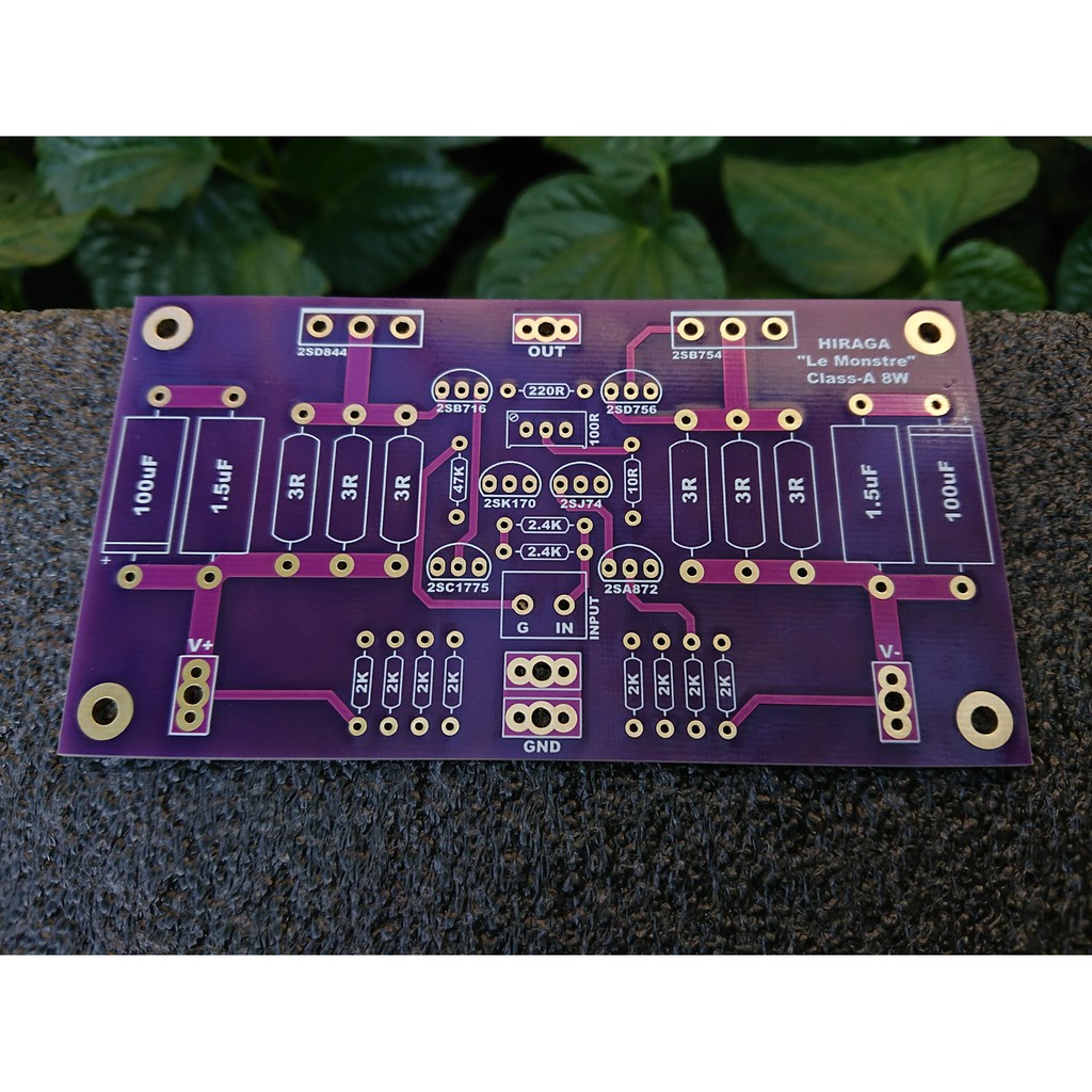 PCB mạch công suất Hiraga Class A 8W