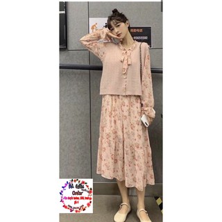 Áo gile len ulzzang viền lượn sóng