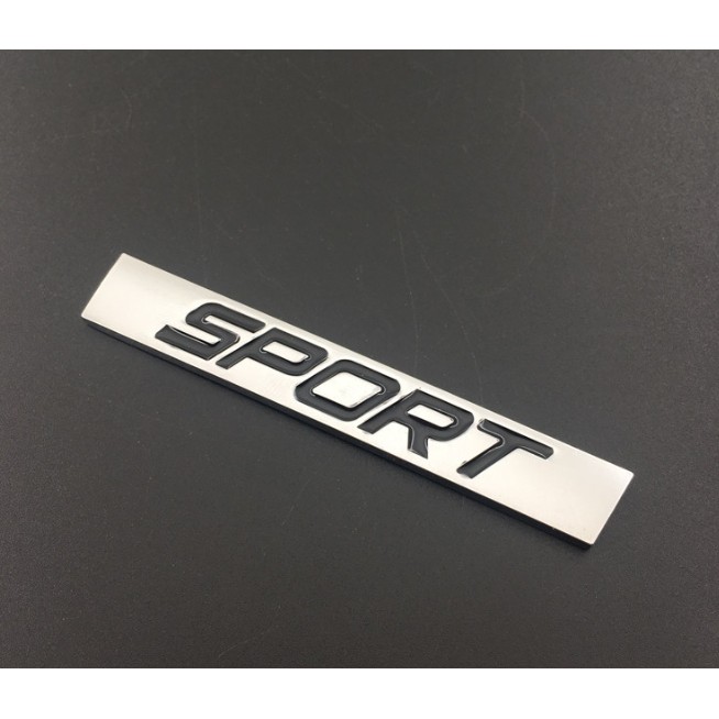 Tem kim loại SPORT Volkswagen New Jetta Audi Honda sửa đổi logo xe SPORT