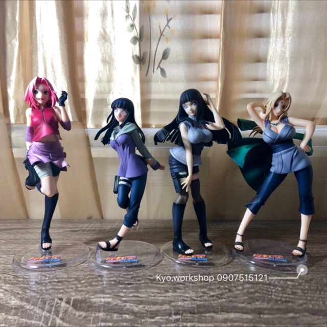 Mô hình figure Sakura - Hinata - Tsunade trong Naruto