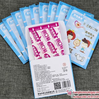 Combo 100 miếng dán băng keo cá nhân hoạt hình E11