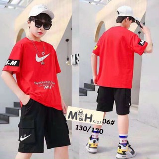 Bộ cotton chữ Nike dành cho bé trai