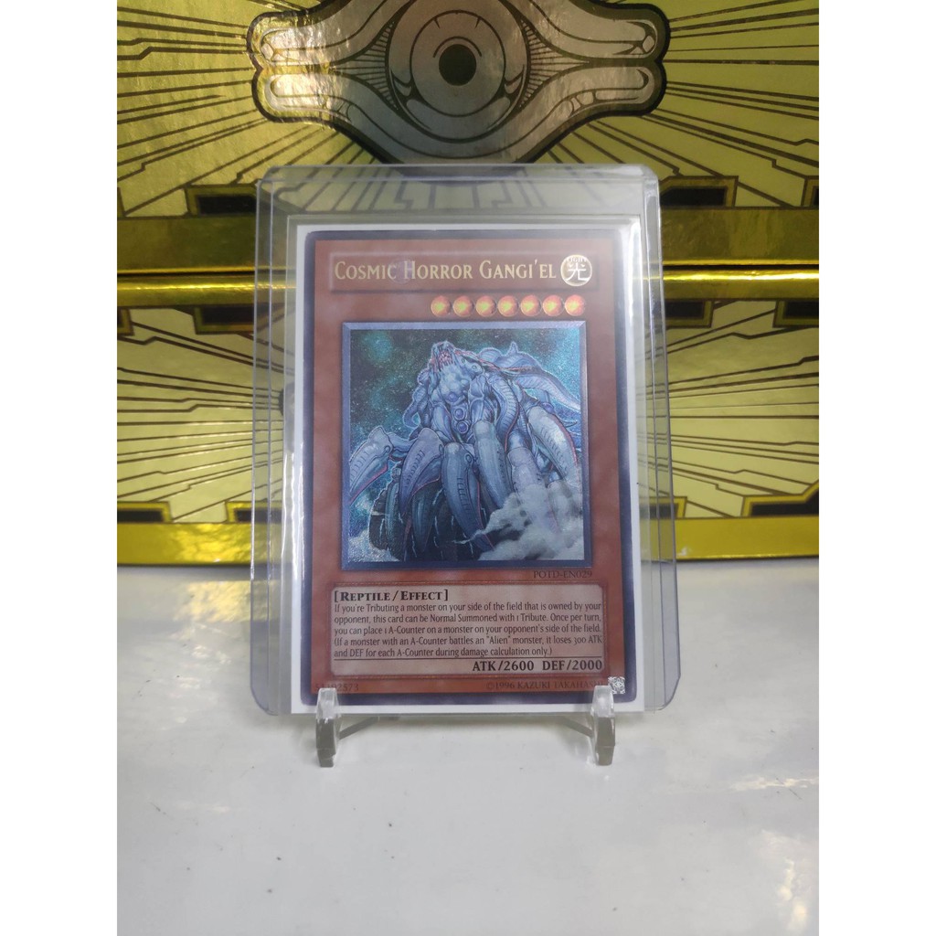 [ Dưa Hấu Yugioh ] Lá bài thẻ bài Cosmic Horror Gangi'el - Ultimate Rare Unlimited - Tặng bọc bài nhựa bảo quản