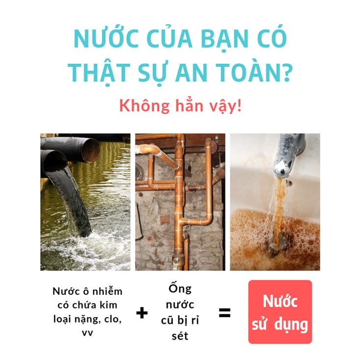 Vòi rửa chén tăng áp lọc nước Daily Aqua - 1 vòi rửa chén + 1 lõi lọc + 1 ống điều chỉnh hướng vòi