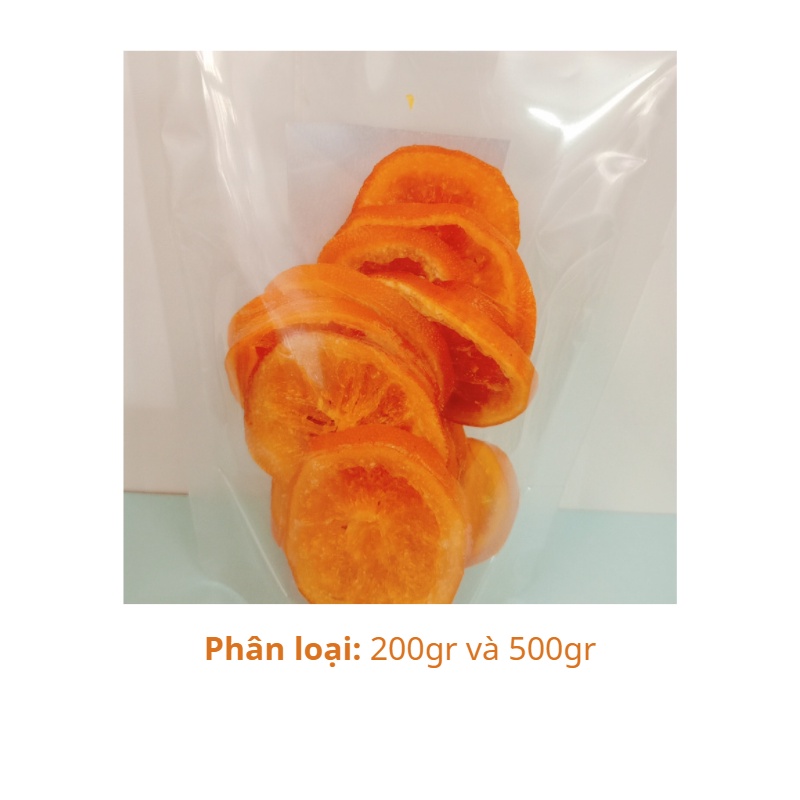 Cam Sấy Dẻo Mềm Rất Thơm Ngon Vị Chua Ngọt Tự Nhiên Đồ Ăn Vặt Healthy Hcm
