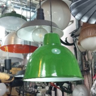 Chao tráng men sâu d360mm,chao đèn công nghiệp