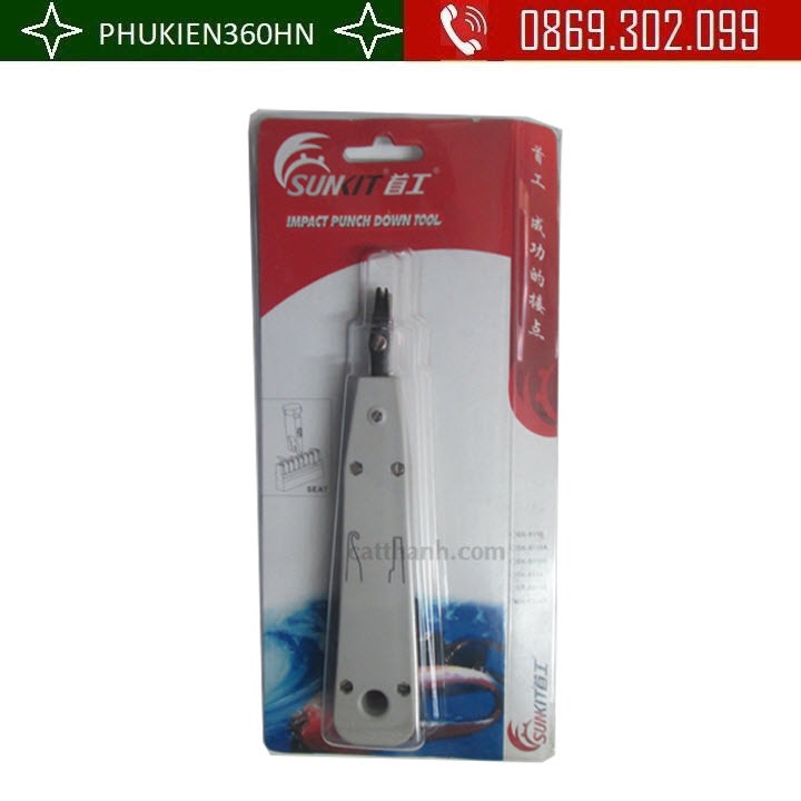 Dụng cụ nhấn mạng Tool Sunkit SK-8314A (Bạc) Hàng chính hãng