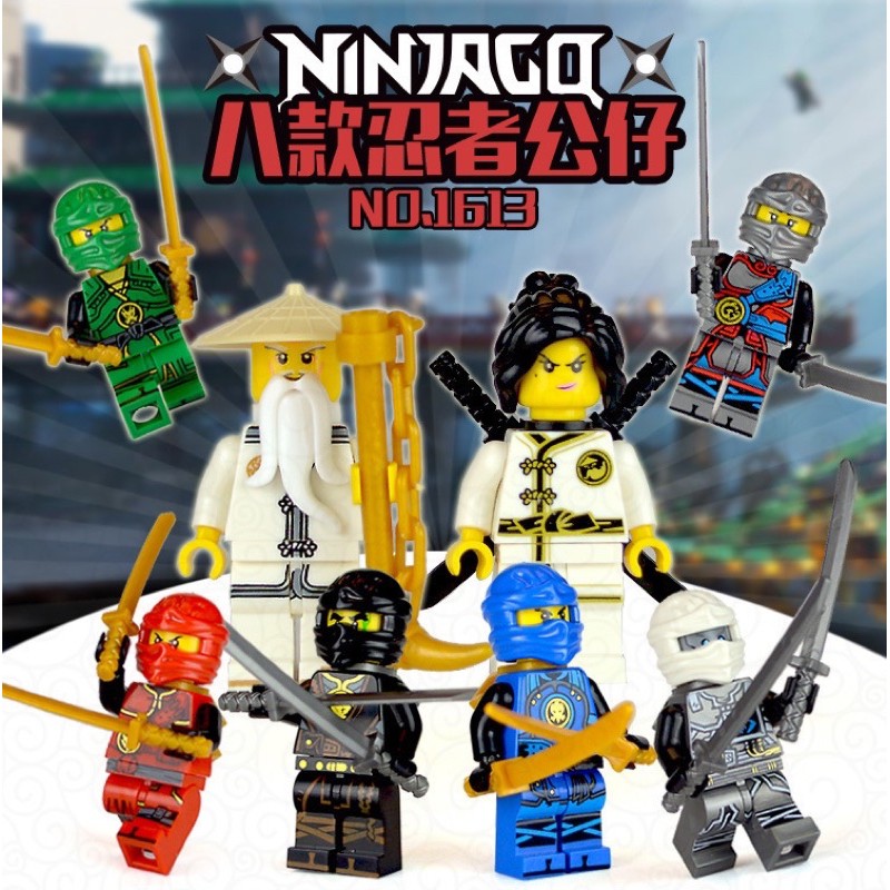 Set 8 nhân vật Lego Ninjago thu nhỏ