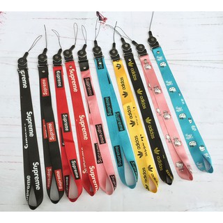 2 Dây Móc Chìa Khóa - Dây Đeo Điện Thoại Bản To Nhiều Màu Cao Cấp