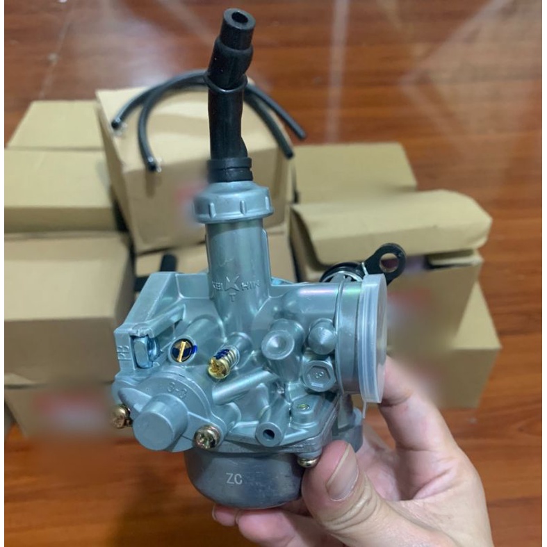 Chế hòa khí RS100, S100, RSX100, Anpha lớn 100, Wave Cá, Alpha lớn 100 (Bình xăng con)