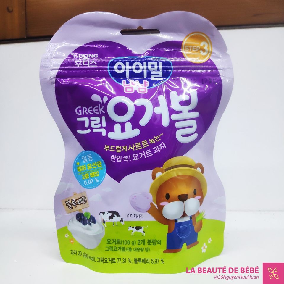 Sữa Chua Khô Trái Cây Ildong Hàn Quốc 20g [HSD 18 Tháng Kể Từ Ngày Sản Xuất]