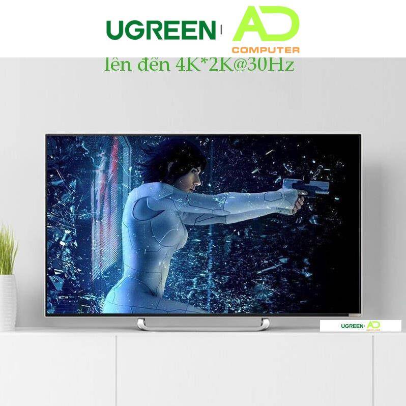 Bộ chuyển đổi HDMI sang HDMI/VGA (hỗ trợ nguồn 5V + Audio 3.5) 30cm UGREEN CM101 40744