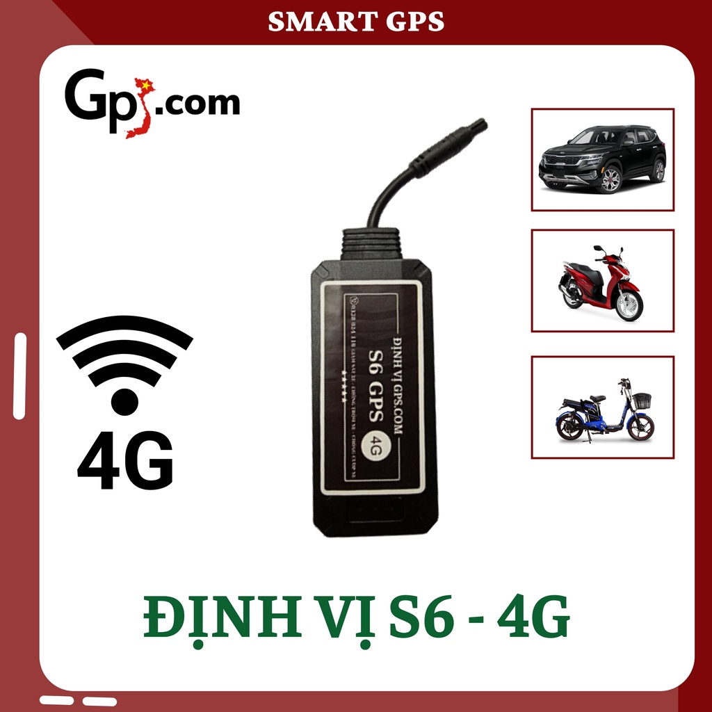 ♤❣✧(NEW) ĐỊNH VỊ GPS S6 4G DÀNH CHO Ô TÔ, XE MÁY CÔNG NGHỆ ĐỘ CHÍNH XÁC CAO, TẮT MỞ TỪ XA QUA APP