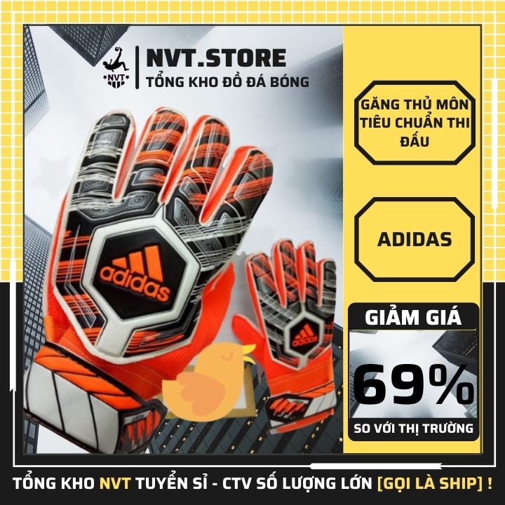 Găng tay thủ môn trẻ em Adidas siêu dính giá rẻ, găng thủ môn có xương người lớn hàng cao cấp - NVT.store.vn
