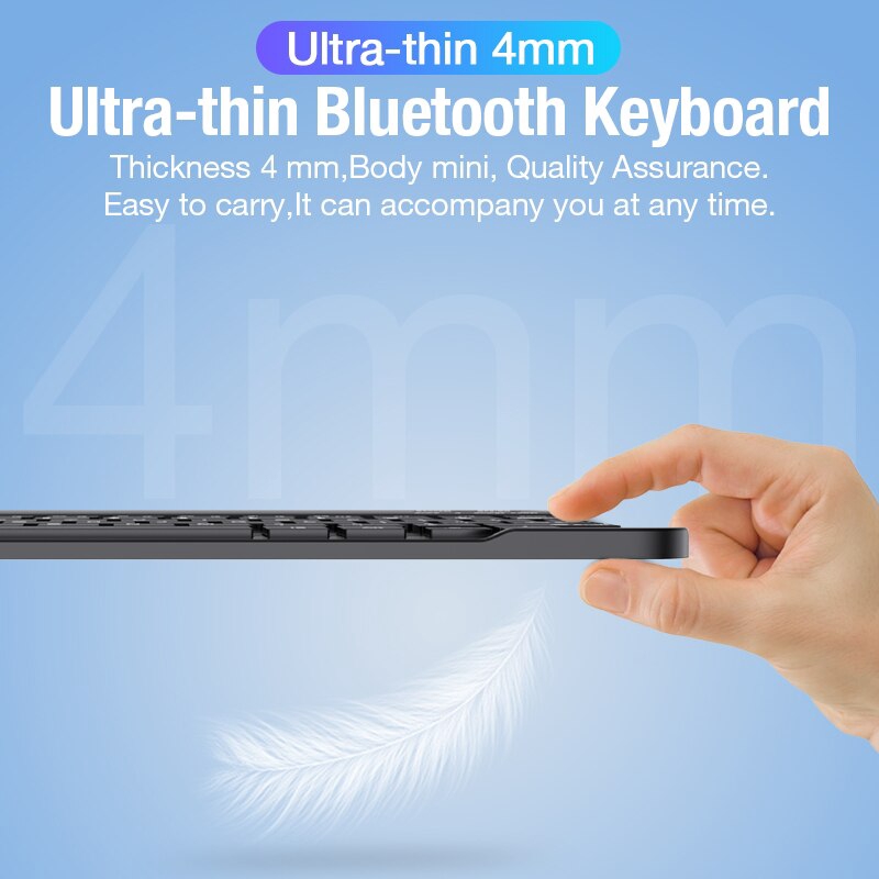 Bàn phím bluetooth không dây 7 inch chất lượng cao cho ios ipad android tablet pc windows iPhone Samsung