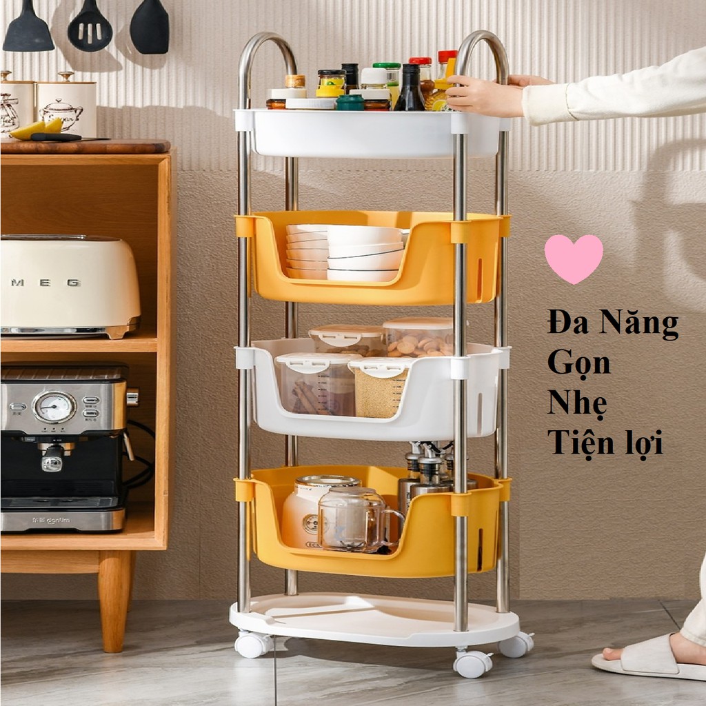 NỘI THẤT TRANG TRÍ NHÀ TẮM SIÊU ĐẸP - KỆ ĐỰNG ĐỒ 3 TẦNG ĐA NĂNG