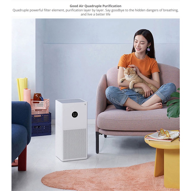 Máy lọc không khí Xiaomi Mi Air Purifier 4 Lite - Bản quốc tế chính hãng bảo hành 12 tháng