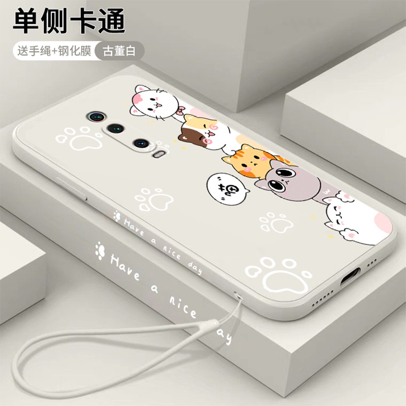 Ốp điện thoại QIANZI TPU silicon kiểu mèo cho Xiaomi 9 Xiaomi 9T PRO Xiaomi 10T 10T PRO Redmi 9T 5plus note5