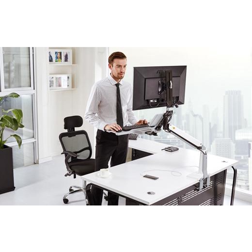 Giá Treo Màn Hình Máy Tính Kèm Mâm Để Bàn Phím  - Dùng cho màn hình từ 19"-35" NB -FC35