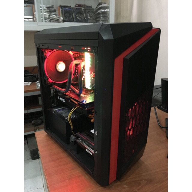 Vỏ thùng Gamming máy tính trong suốt 1 mặt kính